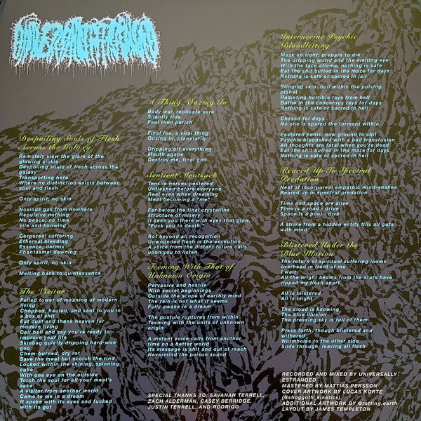 Universally Estranged - Reared Up in Spectral Predation (VINYL) | Near Mint+ (NM+) Mint (M)-The Happy Cap