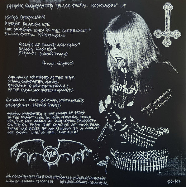 Satanic Warmaster - Black Metal Kommando (VINYL) | Near Mint (NM) Near Mint (NM)-The Happy Cap