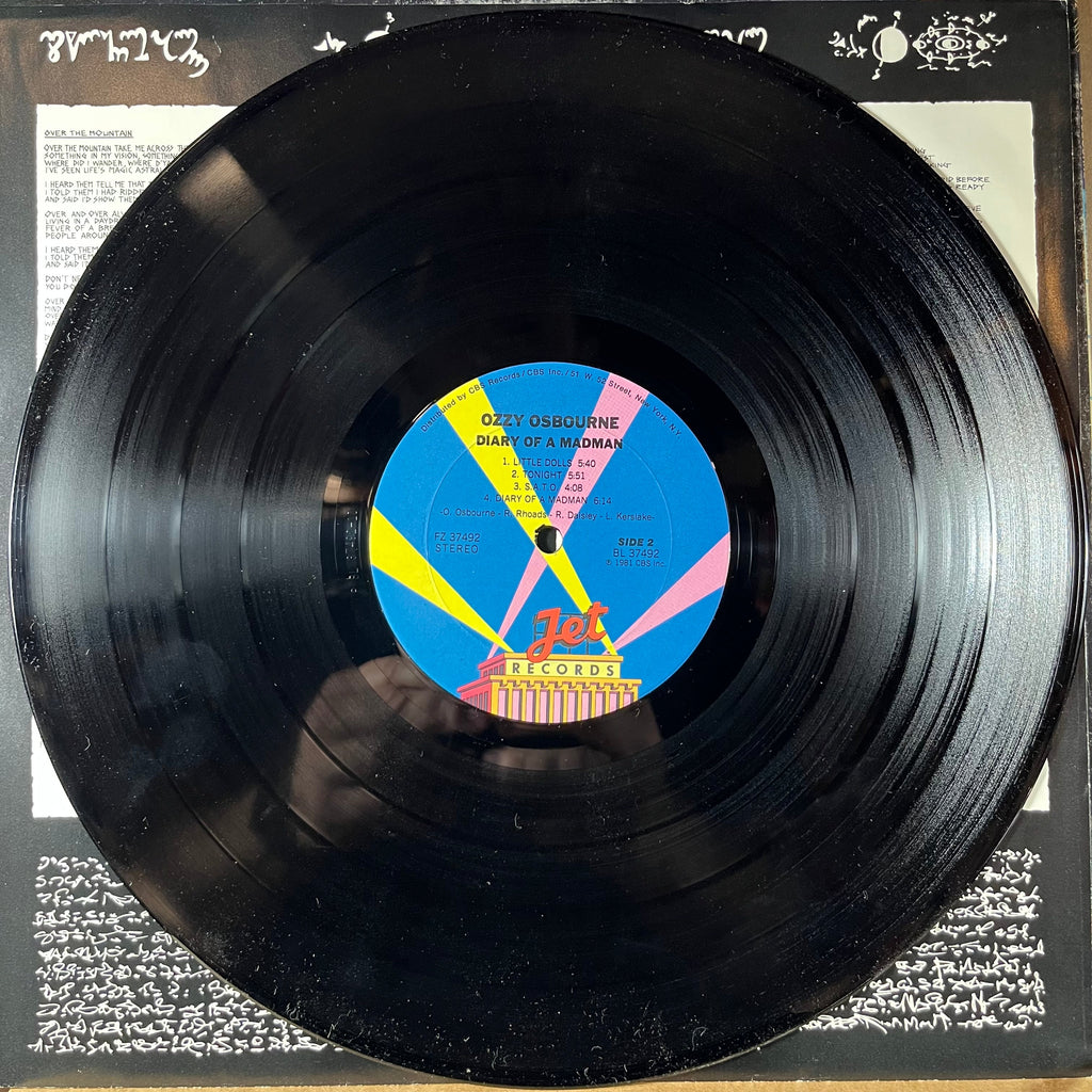 Ozzy Osbourne - Diary Of A Madman (VINYL) | Near Mint (NM or M-) Very Good Plus (VG+)-The Happy Cap