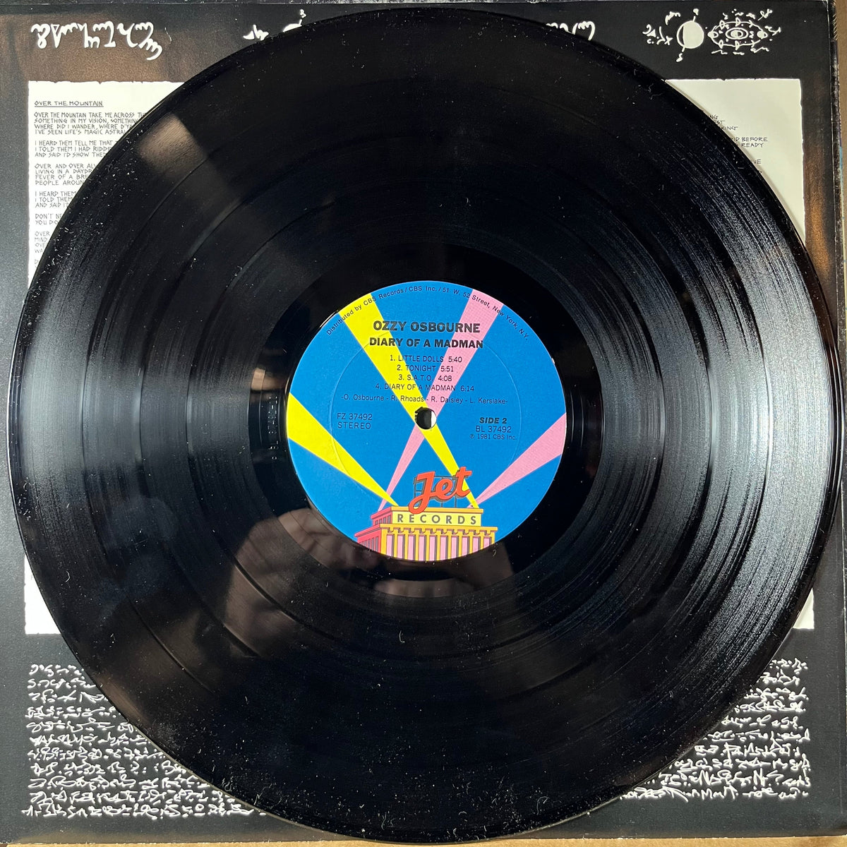 Ozzy Osbourne - Diary Of A Madman (VINYL) | Near Mint (NM or M-) Very Good Plus (VG+)-The Happy Cap