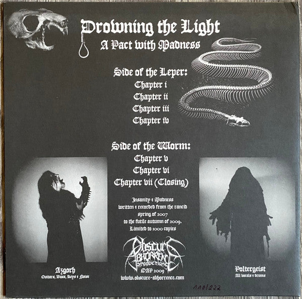 Drowning The Light - A Pact With Madness (VINYL) | Near Mint (NM) Near Mint (NM)-The Happy Cap