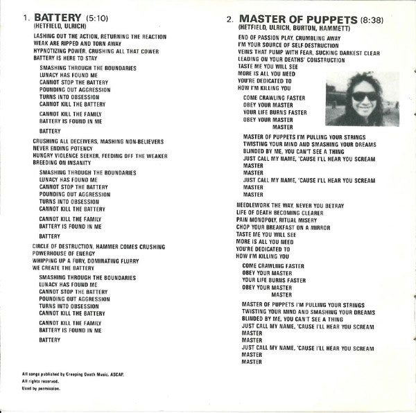 Metallica - Master Of Puppets (CD) | Very Good Plus (VG+)-The Happy Cap