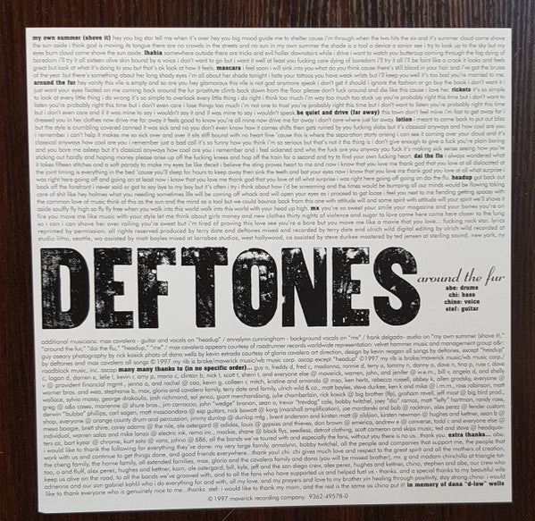 Deftones - Around The Fur | Mint (M) Mint (M)-The Happy Cap