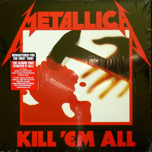 Metallica Kill 'Em All Blackened LP, Album, RE, RM Mint (M) Mint (M)-The Happy Cap
