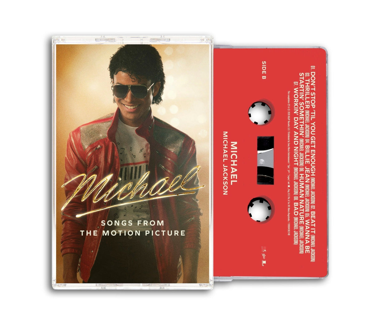 Michael Jackson - Michael – Songs From The Motion Picture [Red Cassette] |-The Happy Cap