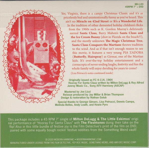 Milton DeLugg And The Little Eskimos / The Fleshto - Hooray For Santa Claus | Mint (M) Mint (M)-The Happy Cap