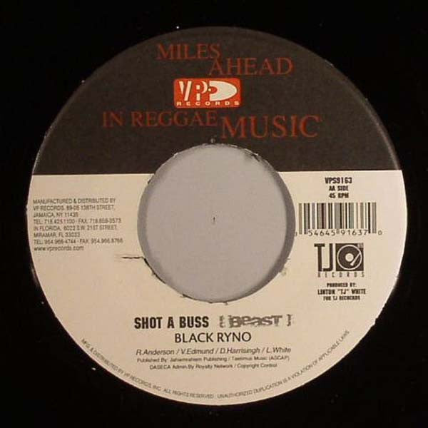 Mr. Vegas / Black Ryno - Deh Pon The Scene / Shot A Buss | Mint (M) Generic-The Happy Cap