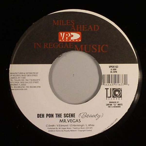 Mr. Vegas / Black Ryno - Deh Pon The Scene / Shot A Buss | Mint (M) Generic-The Happy Cap