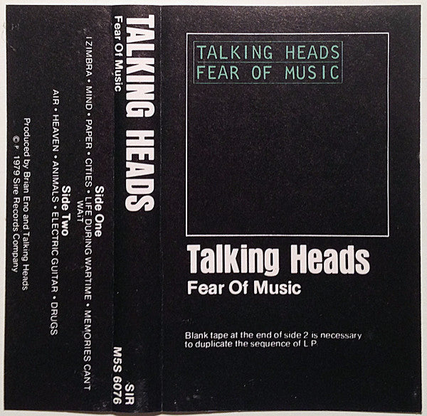 Talking Heads - Fear Of Music *CASSETTE* | Near Mint (NM) Near Mint (NM)-The Happy Cap