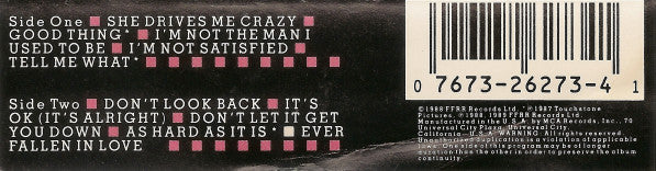 Fine Young Cannibals - The Raw & The Cooked *CASSETTE* | Near Mint (NM) Near Mint (NM)-The Happy Cap
