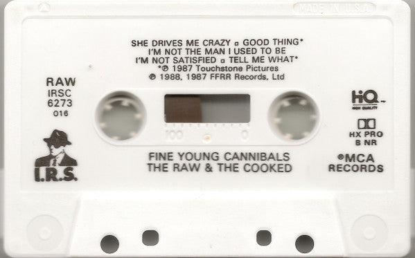Fine Young Cannibals - The Raw & The Cooked *CASSETTE* | Near Mint (NM) Near Mint (NM)-The Happy Cap