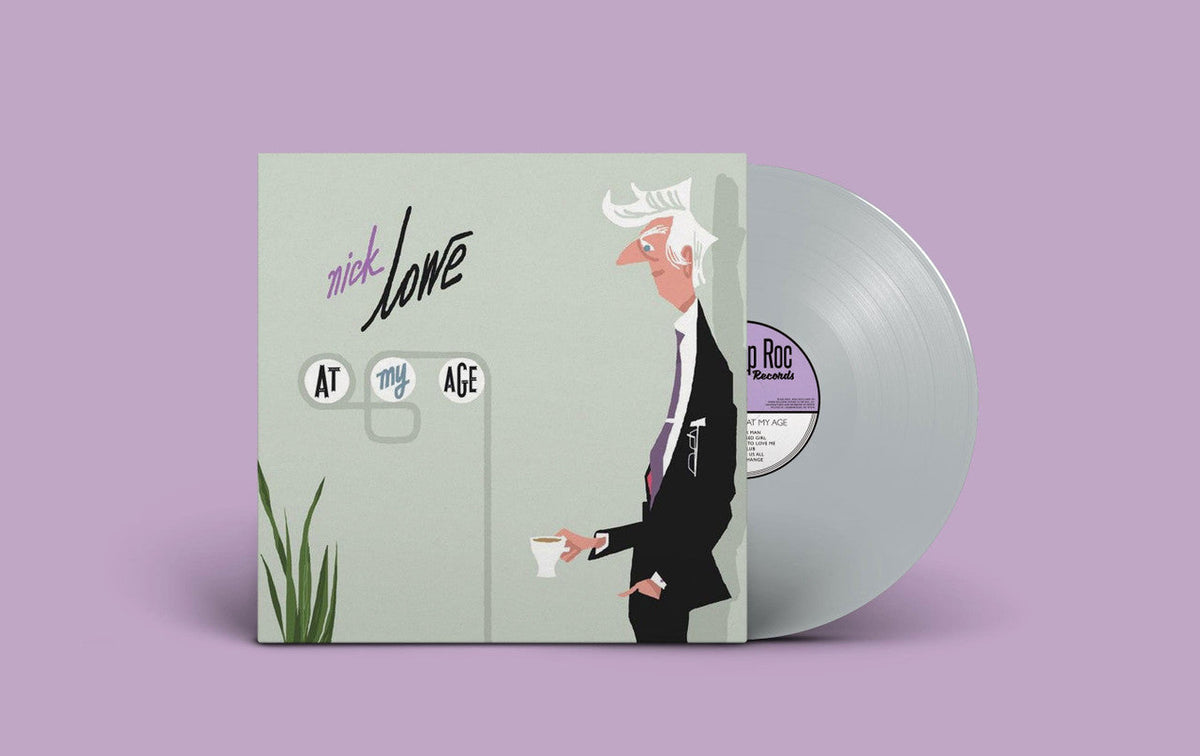 Nick Lowe At My Age (Limited Edition, Colored Vinyl, Silver, Anniversary Edition) - Vinyl-The Happy Cap