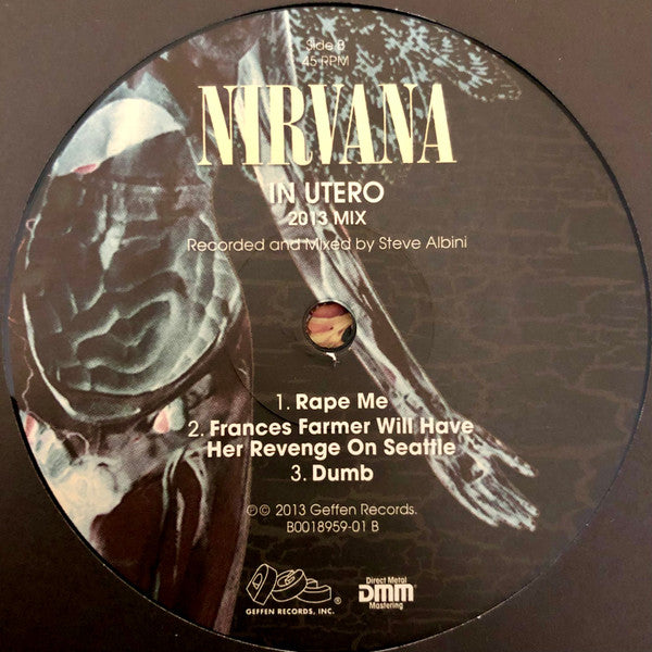 Nirvana  In Utero (2013 Mix) | Mint (M) Mint (M)-The Happy Cap