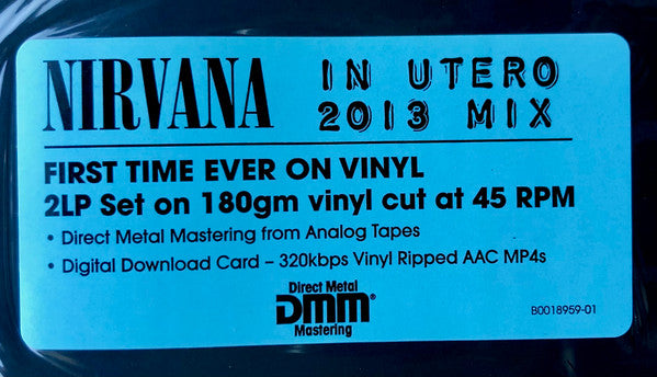 Nirvana  In Utero (2013 Mix) | Mint (M) Mint (M)-The Happy Cap