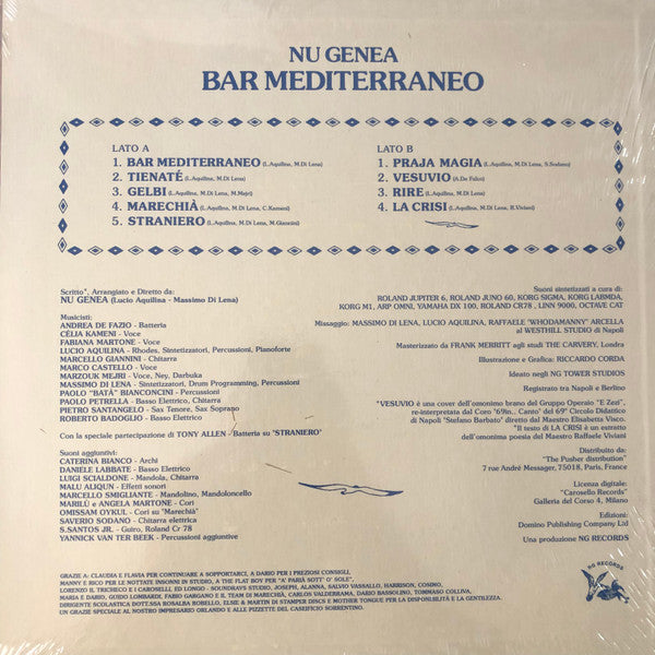 Nu Genea - Bar Mediterraneo (VINYL) | Mint (M) Mint (M)-The Happy Cap