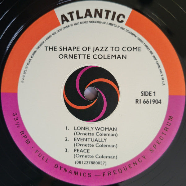 Ornette Coleman - The Shape Of Jazz To Come (VMP VINYL) | Mint (M) Mint (M)-The Happy Cap