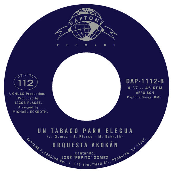 Mambo Rapidito / Un Tabaco Para Elegua (VINYL 7") | Mint (M) Generic-The Happy Cap