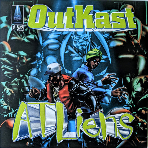 OutKast - ATLiens (VMP | NEON GREEN & BLUE GALAXY VINYL) | Mint (M) Mint (M)-The Happy Cap