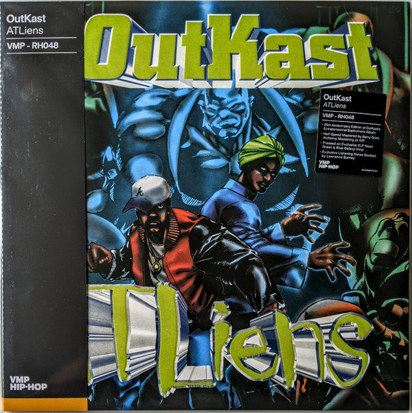 OutKast - ATLiens (VMP | NEON GREEN & BLUE GALAXY VINYL) | Mint (M) Mint (M)-The Happy Cap