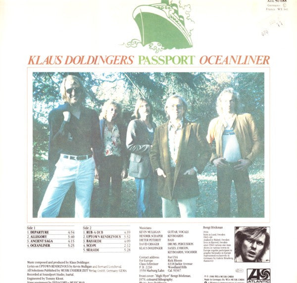 Passport (2) - Oceanliner | Near Mint (NM) Very Good Plus (VG+)-The Happy Cap