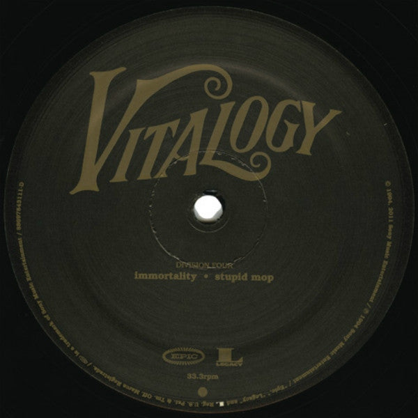 Pearl Jam - Vitalogy (180 GRAM VINYL) | Mint (M) Mint (M)-The Happy Cap