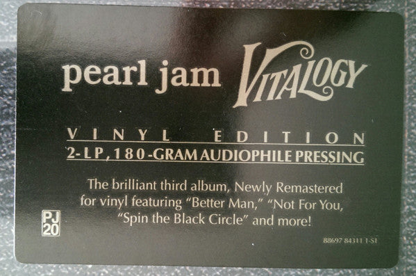 Pearl Jam - Vitalogy (180 GRAM VINYL) | Mint (M) Mint (M)-The Happy Cap