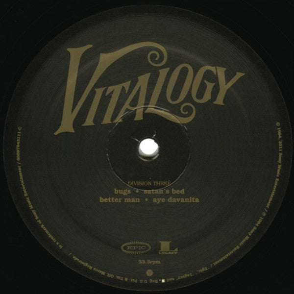 Pearl Jam - Vitalogy (180 GRAM VINYL) | Mint (M) Mint (M)-The Happy Cap