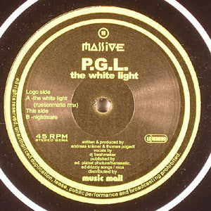 P.G.L. - The White Light | Very Good Plus (VG+) Very Good Plus (VG+)-The Happy Cap