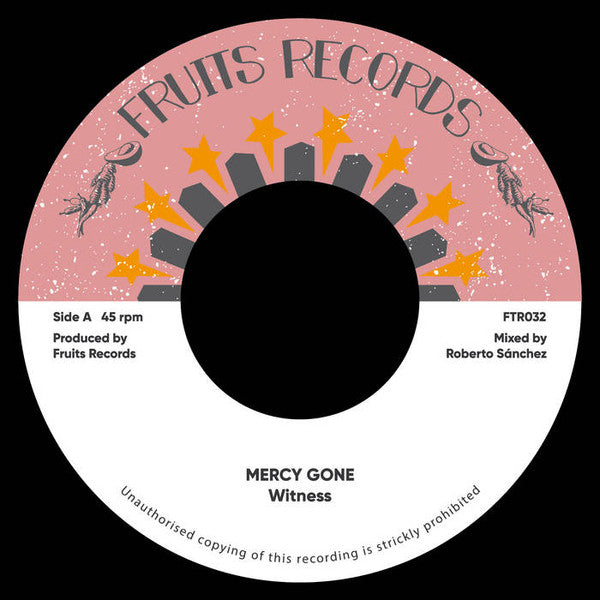Mercy Gone *7"* | Mint (M) Generic-The Happy Cap