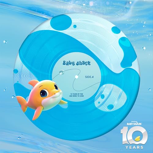 Pinkfong - Baby Shark 10 Years Limited Edition (Clear Liquid-Filled VINYL) | Mint (M) Mint (M)-The Happy Cap