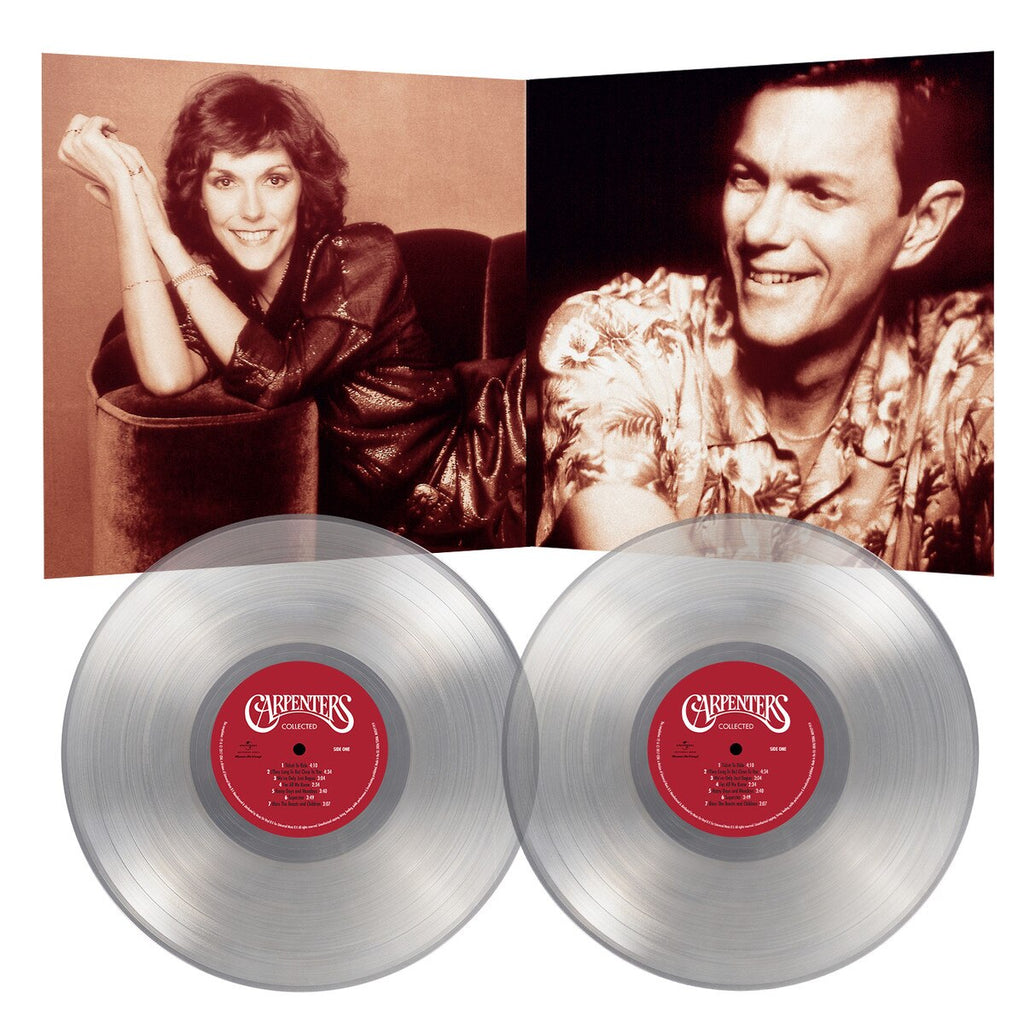 The Carpenters - (PRESALE 7/10/26) Collected (180G 4PG BOOK NMBRD GATEFOLD CRYSTAL CLEAR 2xVINYL) |-The Happy Cap