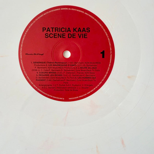 Patricia Kaas - Scène De Vie (WHITE VINYL) | Mint (M) Mint (M)-The Happy Cap