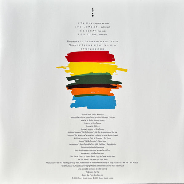 Elton John - Too Low For Zero (VINYL) | Mint (M) Mint (M)-The Happy Cap