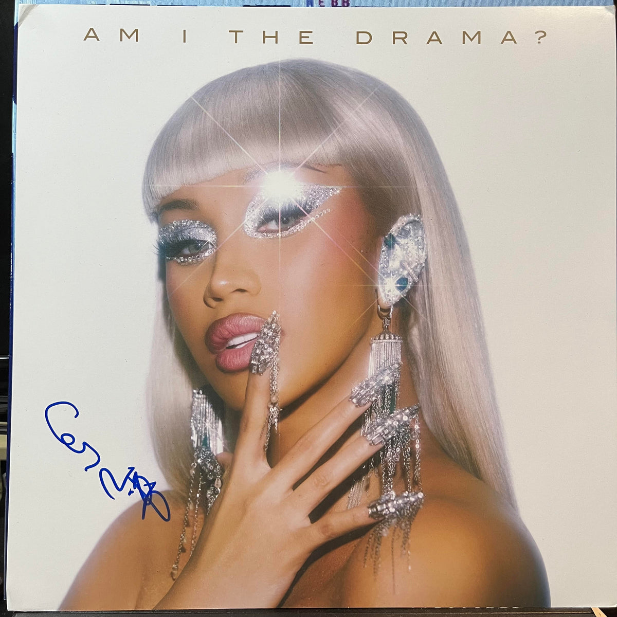 Cardi B - Am I The Drama? (SIGNED 12X12" POSTER) | Near Mint (NM)-The Happy Cap