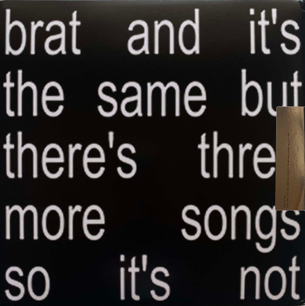 Brat And It's The Same But There's Three More Songs So It's Not | Mint (M) Mint (M)-The Happy Cap