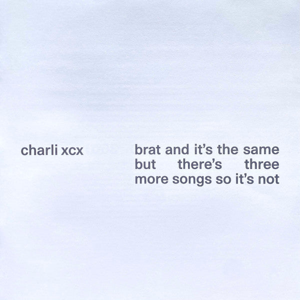 Brat And It's The Same But There's Three More Songs So It's Not | Mint (M) Mint (M)-The Happy Cap