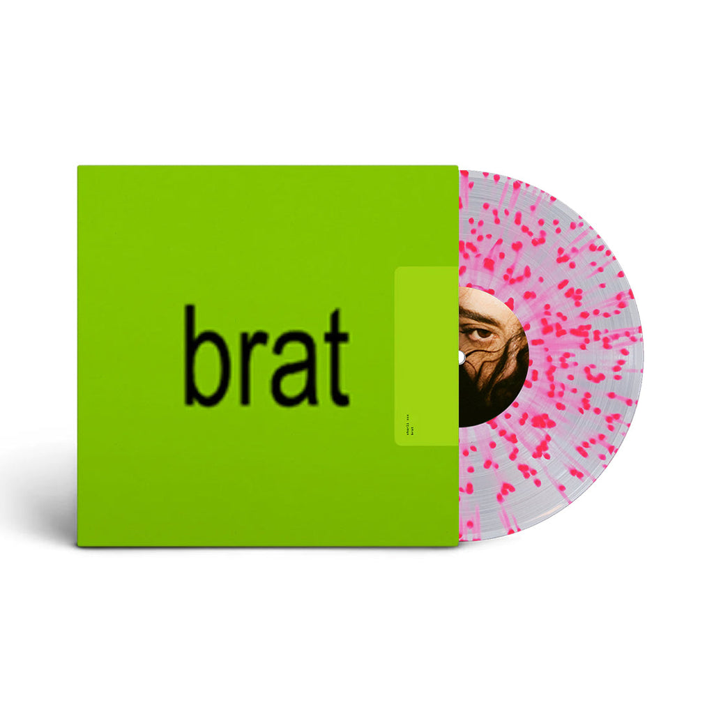 brat (Indie Exclusive, Clear Vinyl, Pink, Gatefold LP Jacket, Splatter) | Mint (M) Mint (M)-The Happy Cap