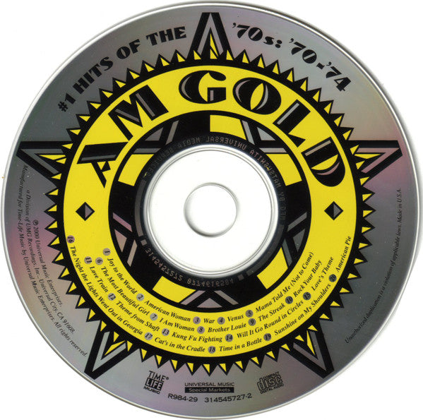 AM Gold - #1 Hits Of The '70s: '70-'74 *CD* | Mint (M) Mint (M)-The Happy Cap