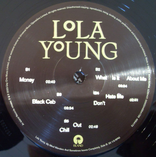 Lola Young - My Mind Wanders And Sometimes Leaves Completely | Mint (M) Mint (M)-The Happy Cap