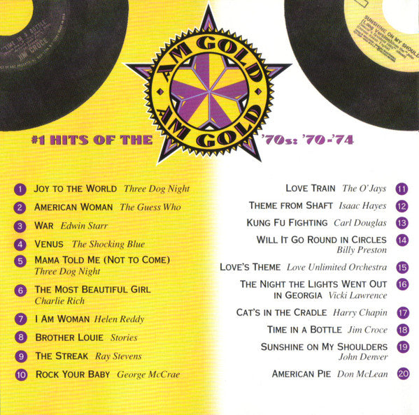 AM Gold - #1 Hits Of The '70s: '70-'74 *CD* | Mint (M) Mint (M)-The Happy Cap