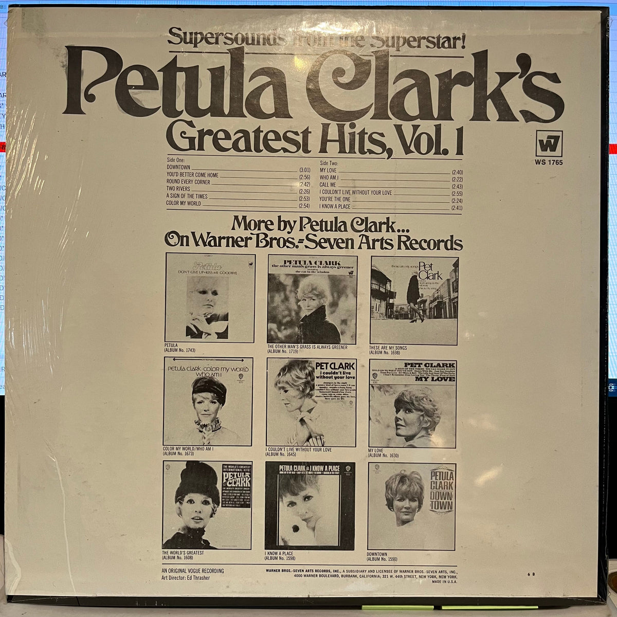 Petula Clark's Greatest Hits, Vol. 1 *SEALED* | Mint (M) Mint (M)-The Happy Cap