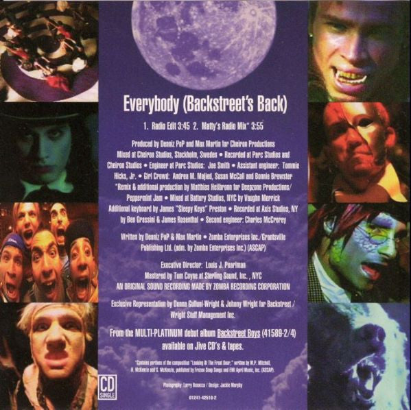 Everybody (Backstreet's Back) (CD) | Mint (M) Mint (M)-The Happy Cap