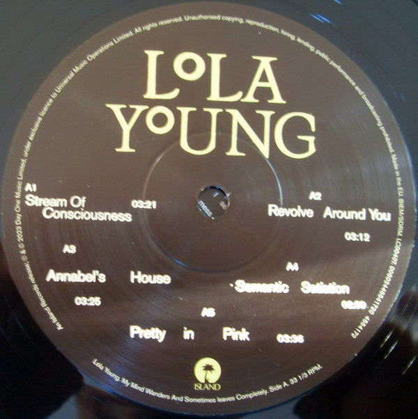 Lola Young - My Mind Wanders And Sometimes Leaves Completely | Mint (M) Mint (M)-The Happy Cap