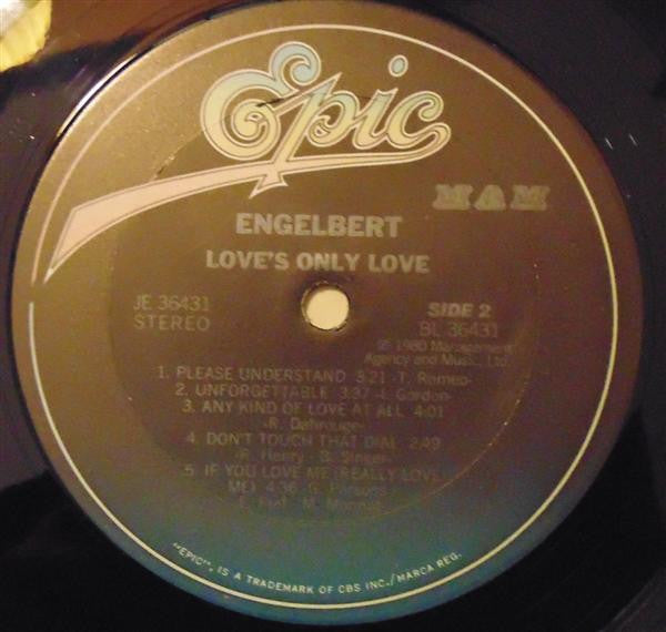 Engelbert Humperdinck - Love's Only Love *SHRINK* | Near Mint (NM) Near Mint (NM)-The Happy Cap