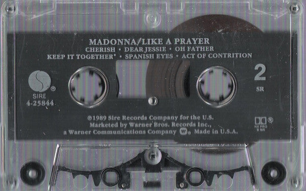 Madonna - Like A Prayer *CASSETTE* | Near Mint (NM) Near Mint (NM)-The Happy Cap