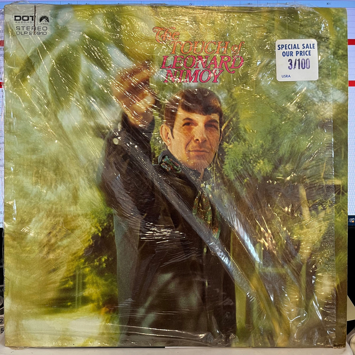 Leonard Nimoy - The Touch Of Leonard Nimoy *MONARCH / SHRINK* | Near Mint (NM) Excellent (EX)-The Happy Cap