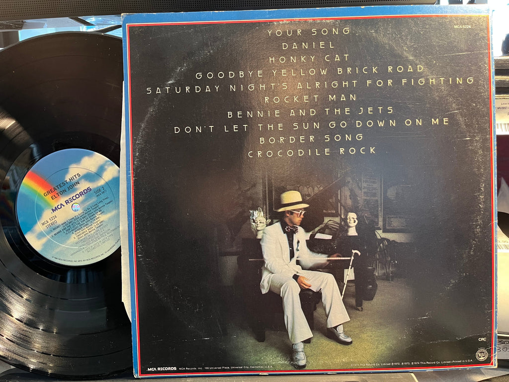 Elton John - Greatest Hits (VINYL) | Near Mint (NM) Excellent (EX)-The Happy Cap