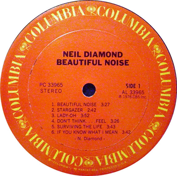 Neil Diamond - Beautiful Noise | Near Mint (NM) Excellent (EX)-The Happy Cap