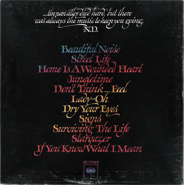 Neil Diamond - Beautiful Noise | Near Mint (NM) Excellent (EX)-The Happy Cap