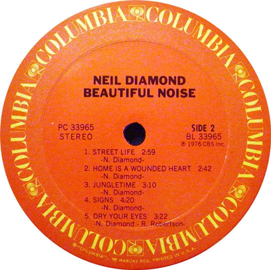 Neil Diamond - Beautiful Noise | Near Mint (NM) Excellent (EX)-The Happy Cap